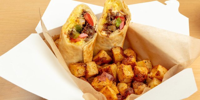 Boxed Carne Asada Burrito