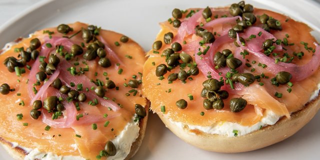 Smoked Salmon Bagel