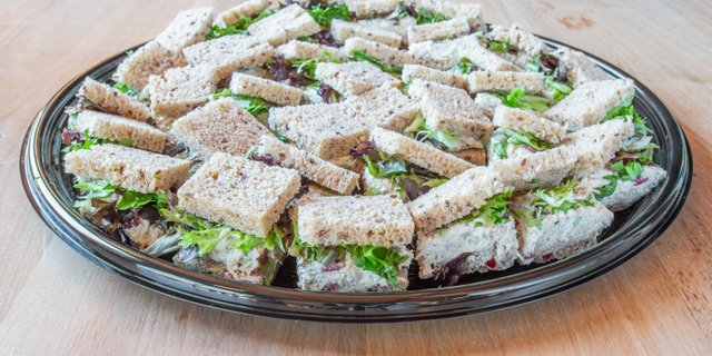 Chicken Salad Tea Sandwiches