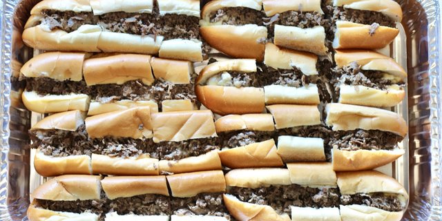Cheesesteak Sandwich Tray
