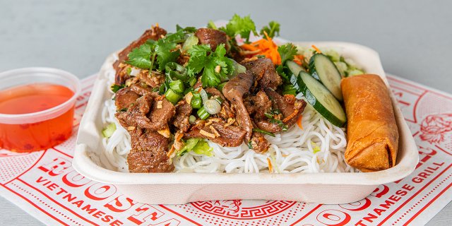 Grilled Lemongrass Pork Noodles Boxed Lunch