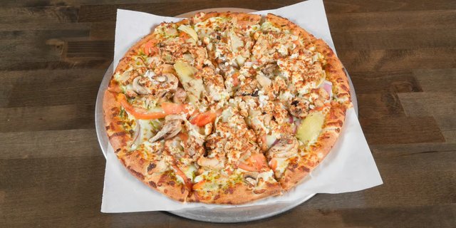 Pesto Chicken Pizza