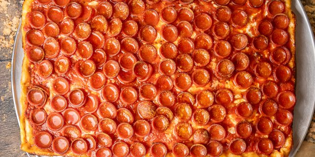 Pepperoni Square Pizza