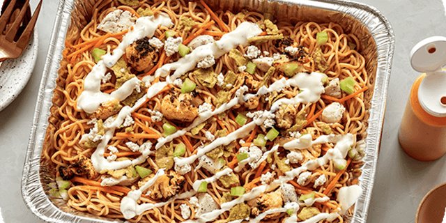 Buffalo Chicken Stir-Fry Platter
