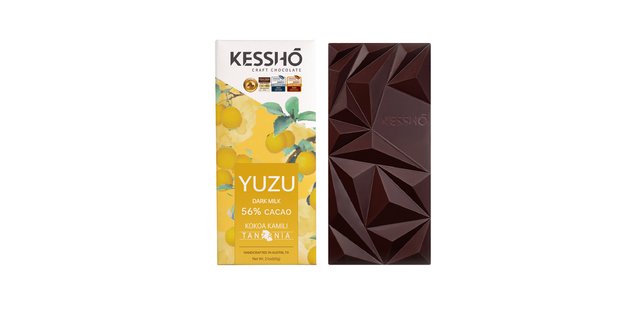 Yuzu 56% Dark Milk Chocolate Bar