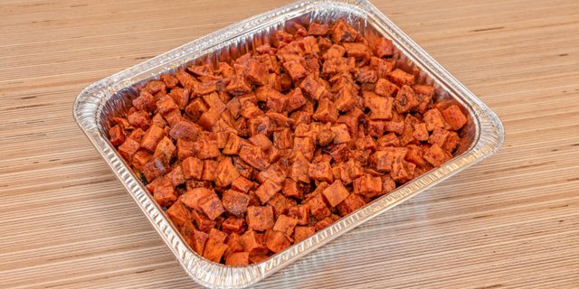 Spiced Sweet Potatoes Tray