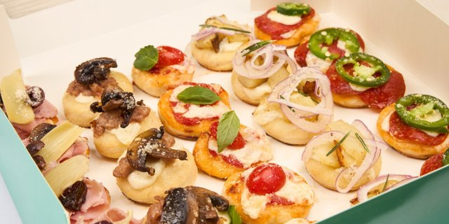 Baby Puff Pizza Platters