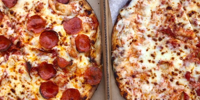 Two Cheese Pizzas