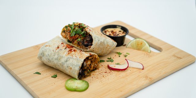 Chicken Al Pastor Burrito
