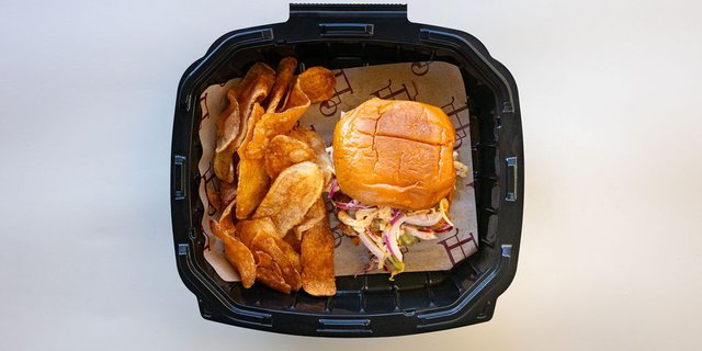 Peri-Peri Pulled Chicken Sandwich Box