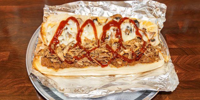 Shredded Steak Sandwich