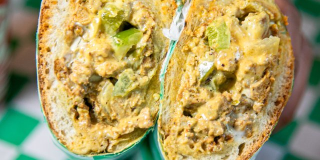 Chicken Chapli Chopped Cheese