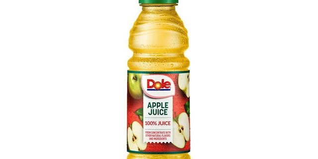 Dole 100% Apple Juice - 15.2oz Bottle