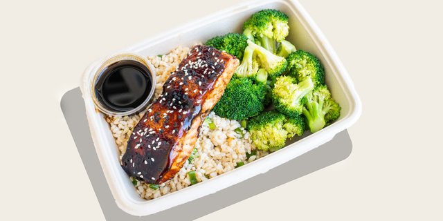 Salmon Teriyaki Hot Plate