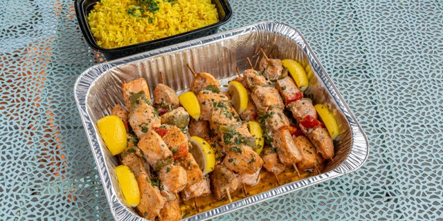 Salmon Kebab Skewers