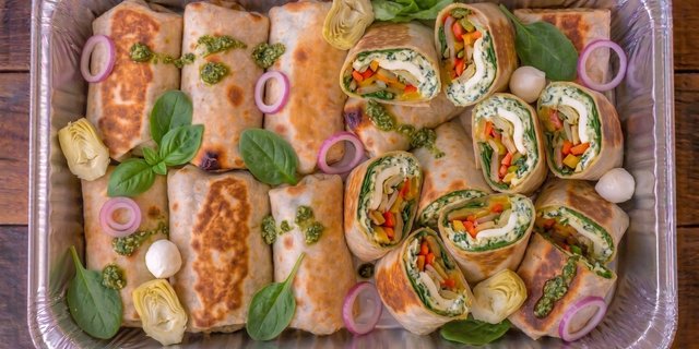 Veggie Pesto Wrap