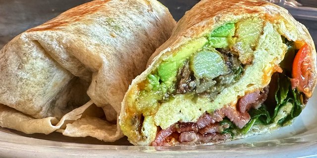 Bacon & Crispy Potatoes Burrito
