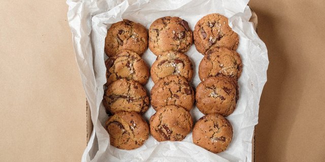 Kosher Tahini Chocolate Chip Sea Salt Cookie Tray