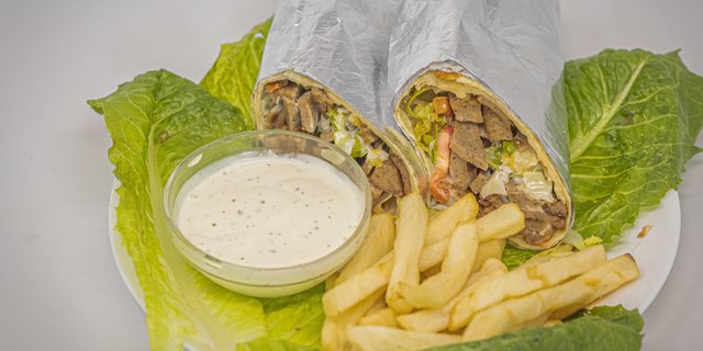 Beef Shawarma Wrap
