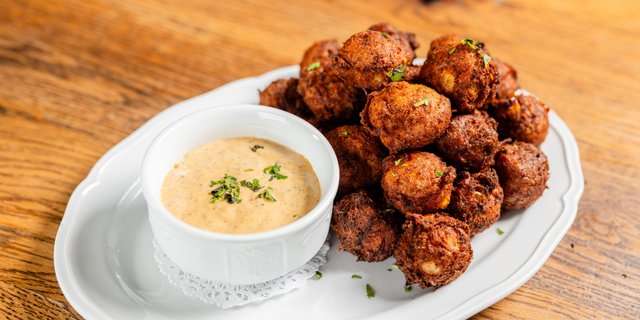 Crawfish Corn Fritters