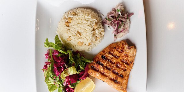 Mediterranean Grilled Salmon Package