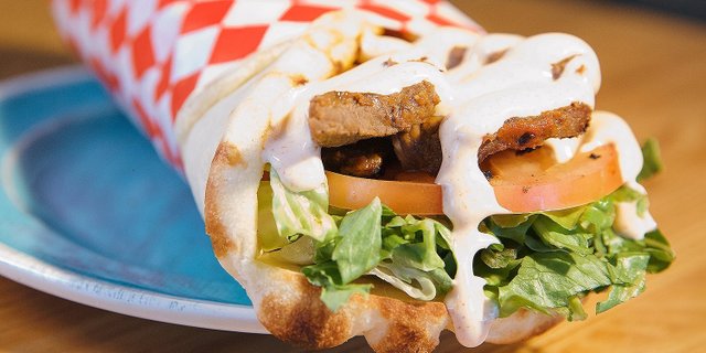 Lamb Chop Pita Sandwich