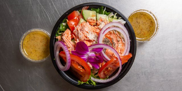 Jerk Salmon Salad