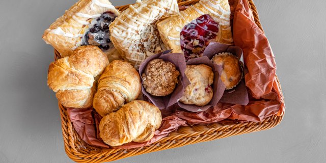 Assorted Pastries Bakery Tray
