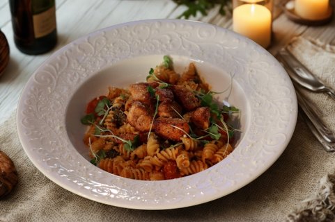Fusilli With Salmon