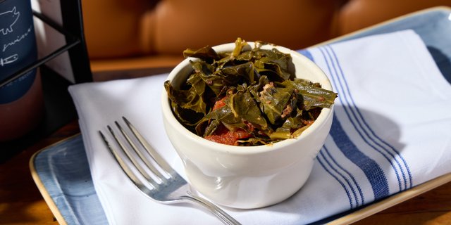 Tomato-Braised Collards