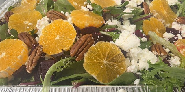 Beet, Spinach & Feta Salad