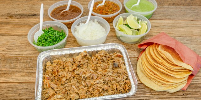 Barbacoa Tacos Tray