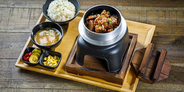 Pork Rice Pot