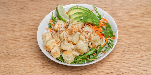 Vegan Tofu Noodle Bowl