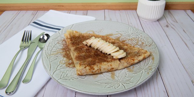 Vegan French Toast & Banana Crepe