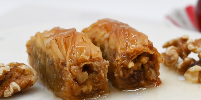 Tahini-Hazelnut Baklava