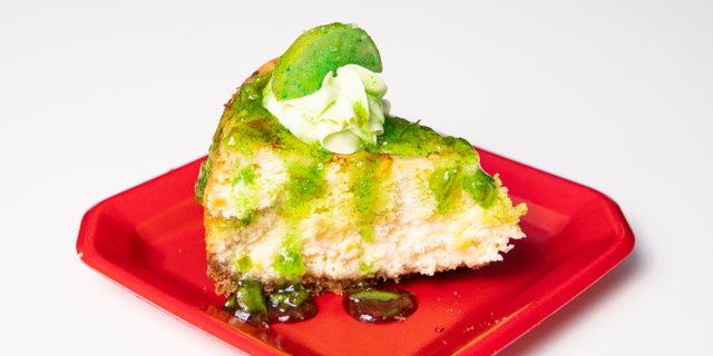 Key Lime Cheesecake Slice