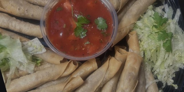 Rolled Taco Platter