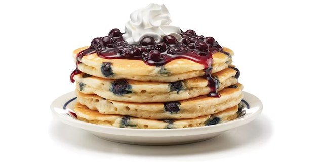 Double Blueberry Pancakes
