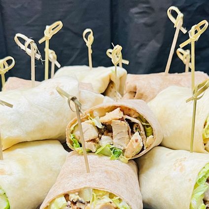 Chicken Caesar Wrap Platter