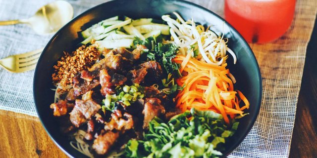 Grilled Pork Vermicelli Bowl