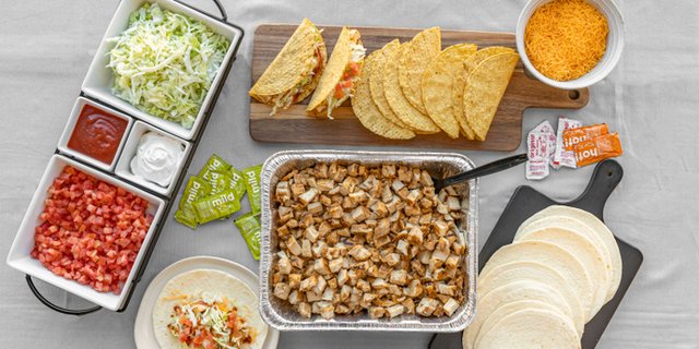 Build-Your-Own Chicken Taco Bar