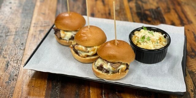 Mushroom Cheddar Burger