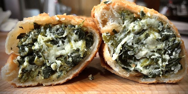 Spinach & Cheese Empanada