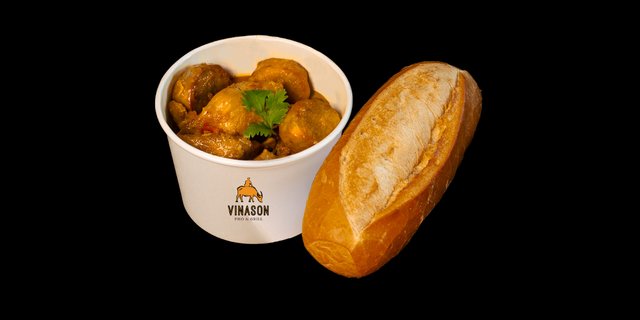 Coconut Chicken Curry Banh Mi