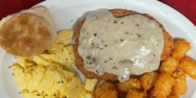 Country Fried Steak & Eggs