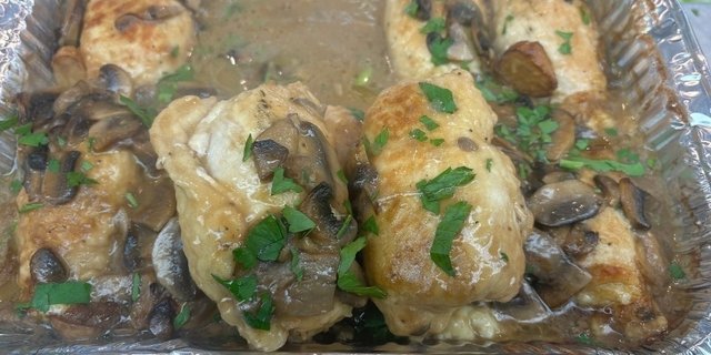 Chicken Rollatini Tray
