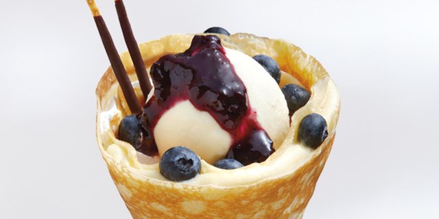 NY Blueberry Cheesecake Crepe