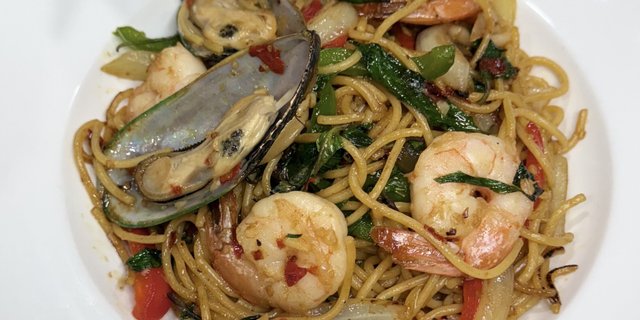 Spaghetti Kee Mao (Seafood)