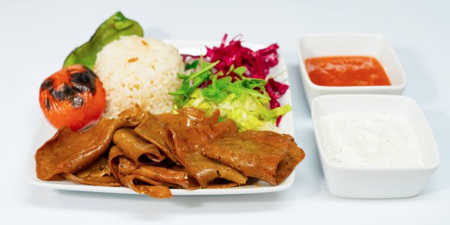 Vegan Gyro Platter